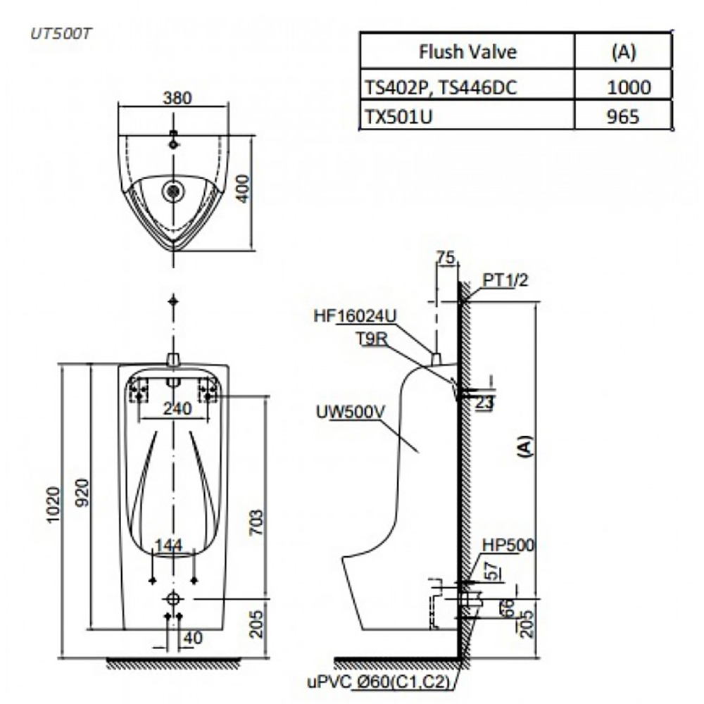BVTK UT500T#XW