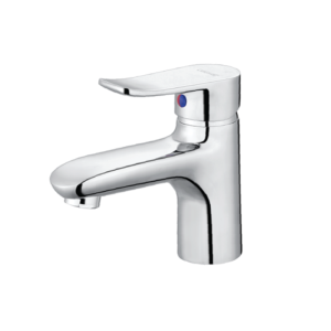 Vòi Lavabo CAESAR B490CU Nóng Lạnh Xả Nhấn